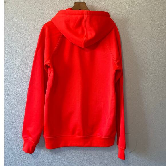 Scotch & Soda Men's Fluorescent Orange Club Nomad Time Off Pull On Hoodie Medium - Picture 2 of 12